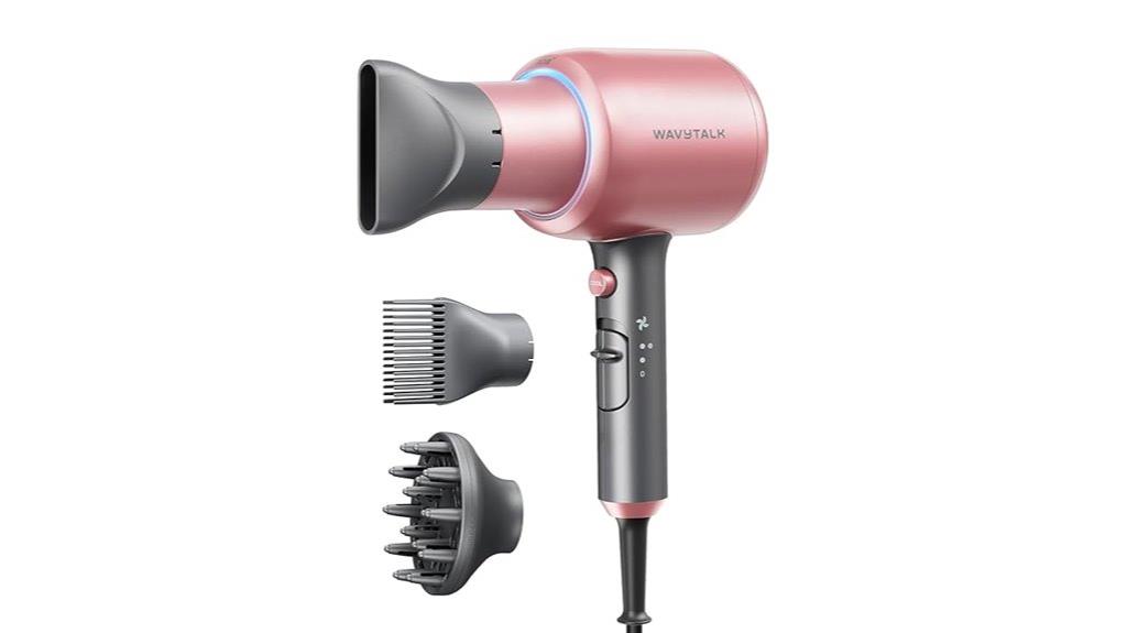 ionic hair dryer with attachments