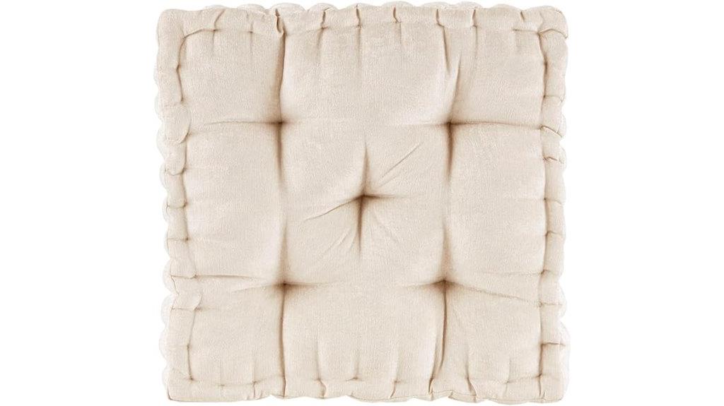 ivory 20x20 inch pillow