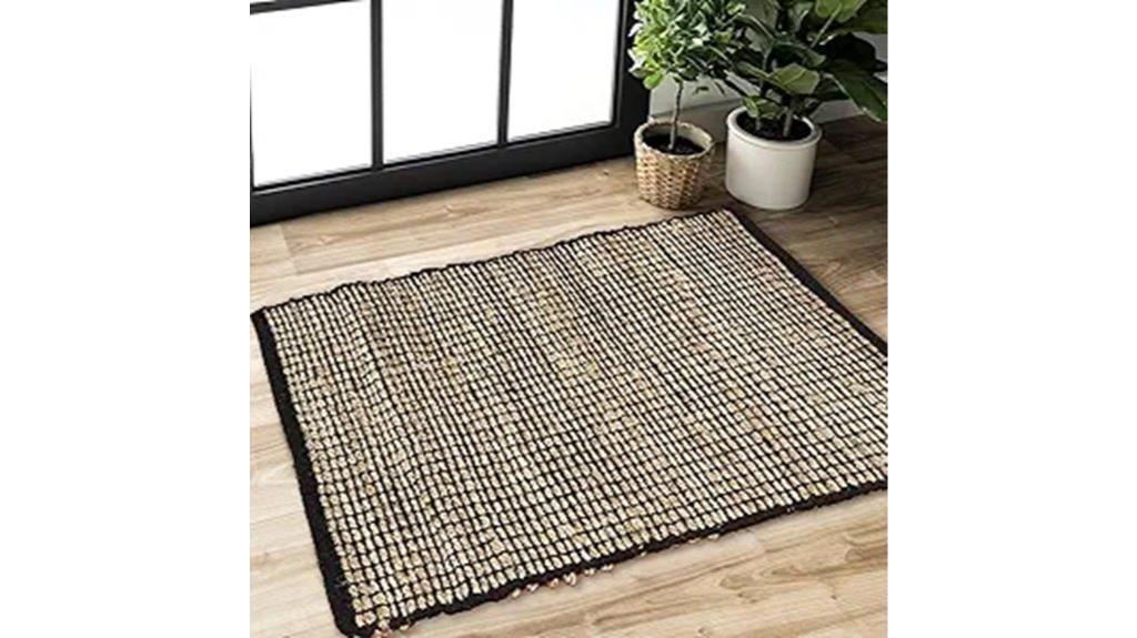 jute cotton handwoven rug