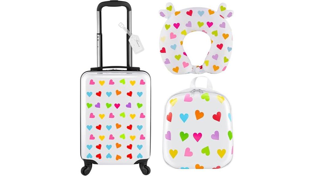 kids luggage set includes backpack