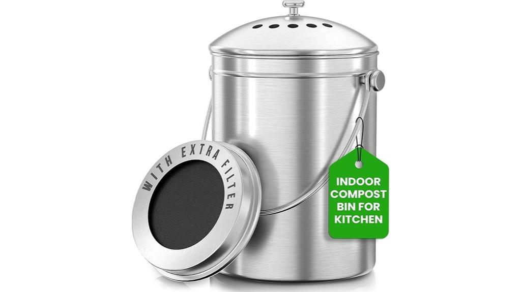 kitchen compost bin countertop
