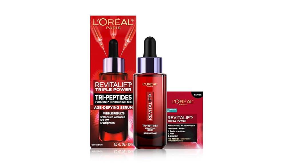 l or al anti aging face serum