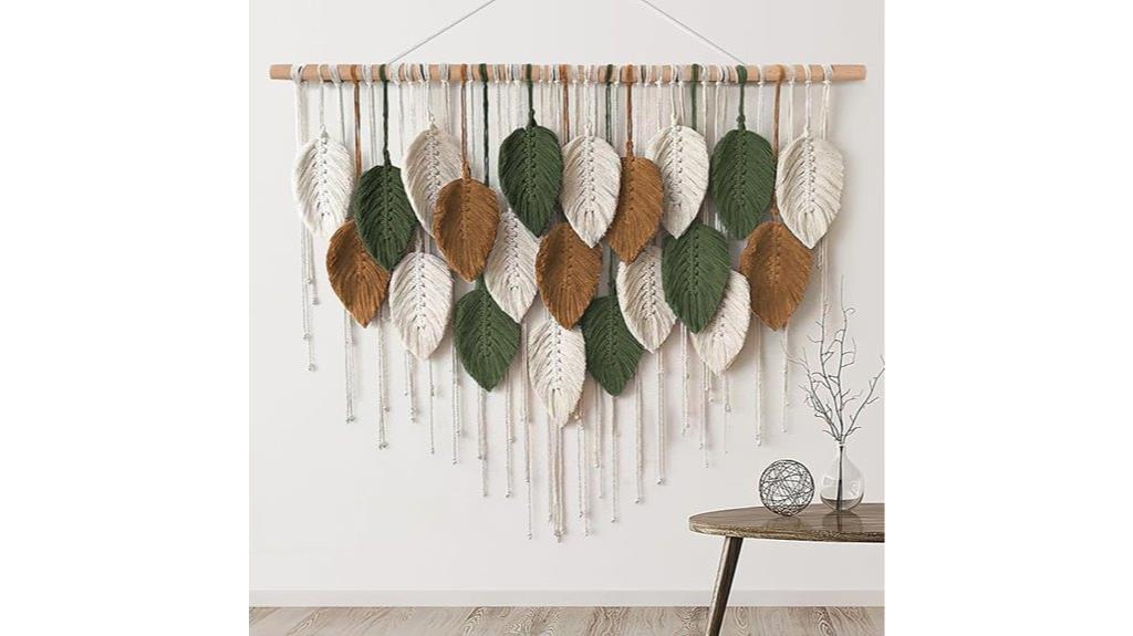 large boho macrame tapestry