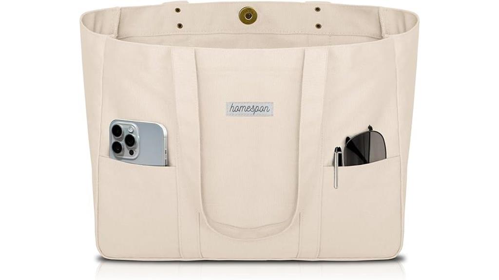 large canvas tote bag