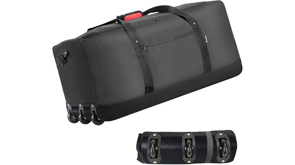 large foldable rolling duffel