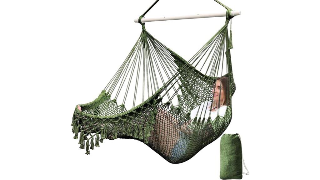 large indoor outdoor swing