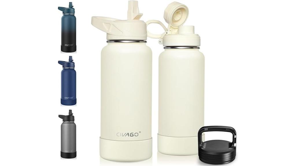 large insulated water bottle