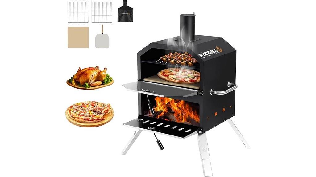 large outdoor pizza oven