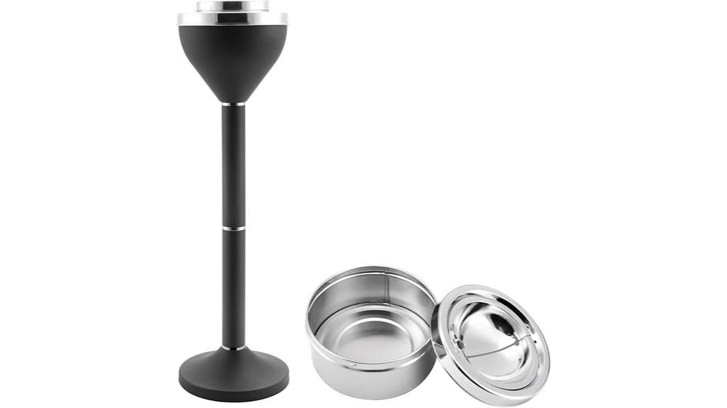 large outdoor standing ashtray