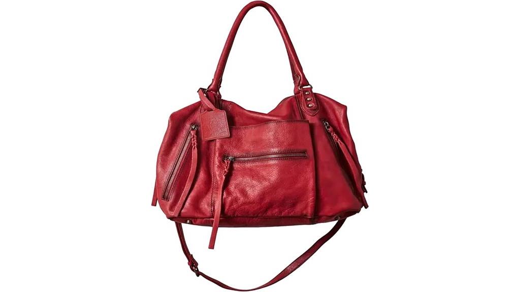 large zipper tote with strap