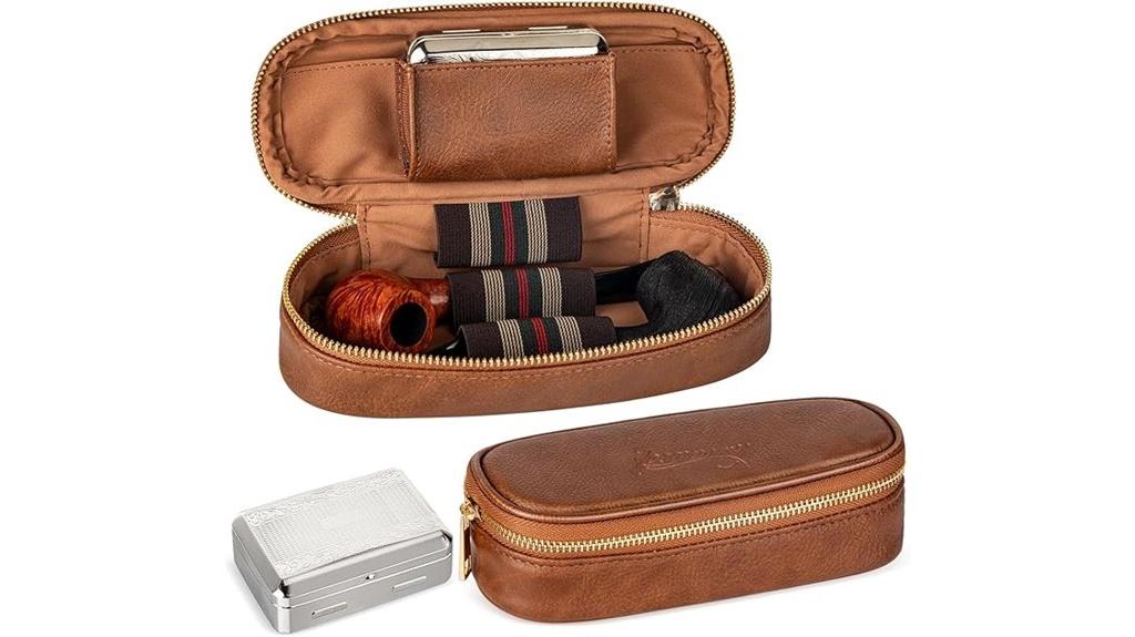 leather pipe accessory pouch