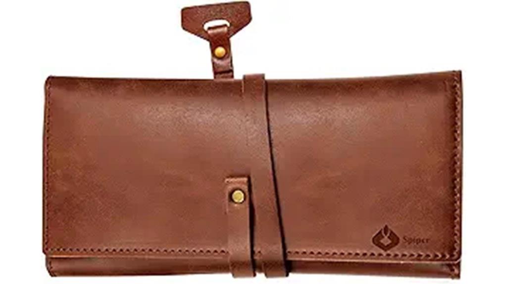 leather tobacco pipe pouch