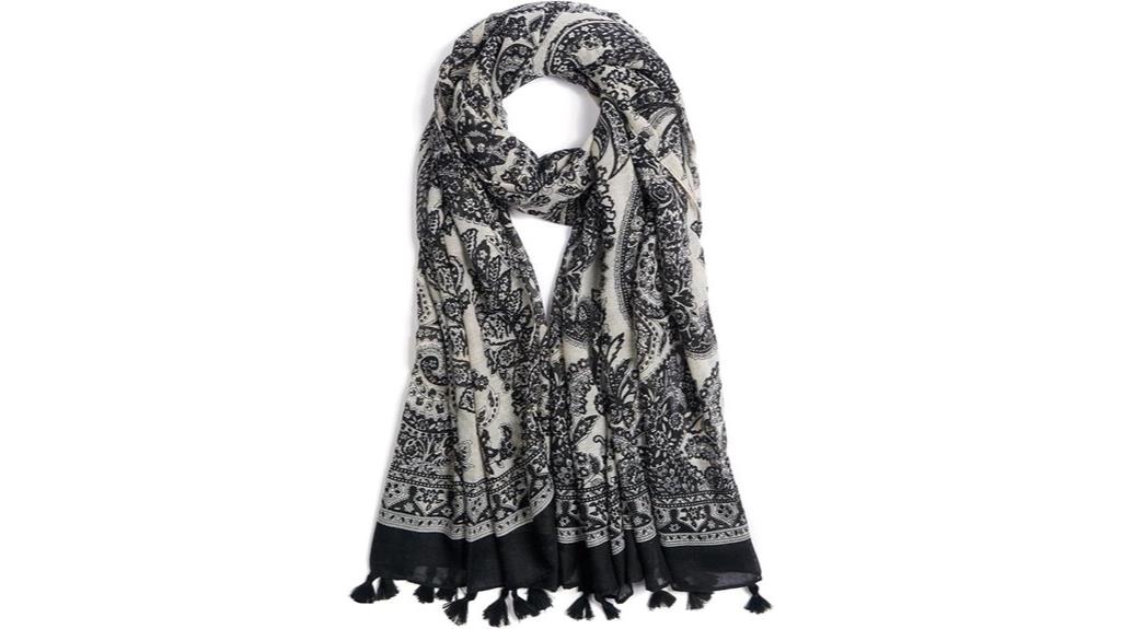 lightweight floral women s scarf