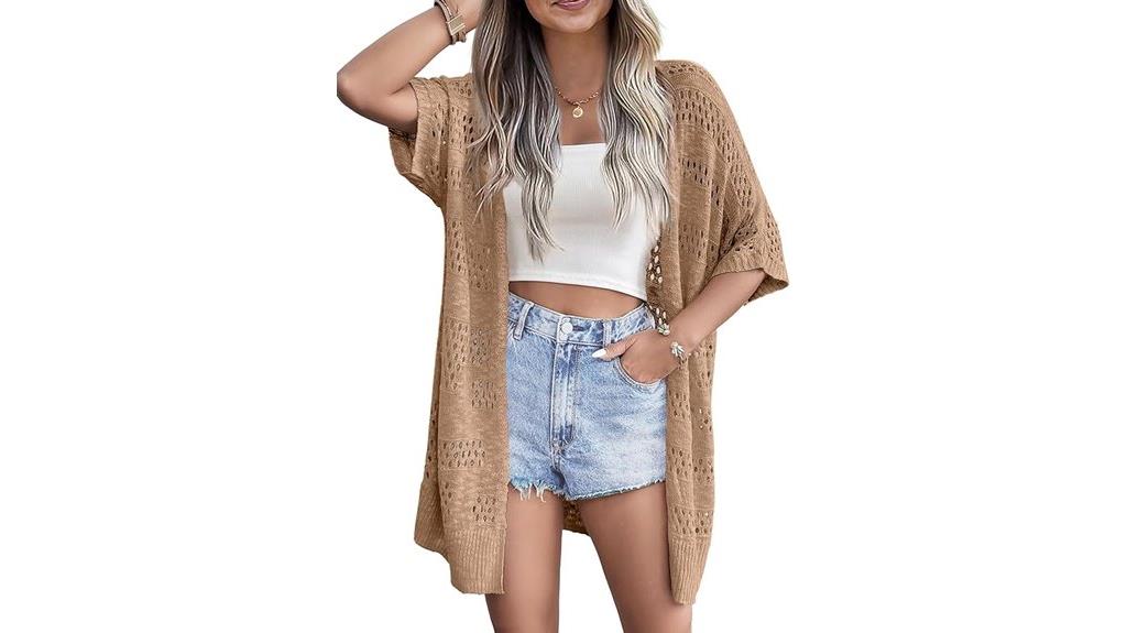 lightweight summer crochet cardigan