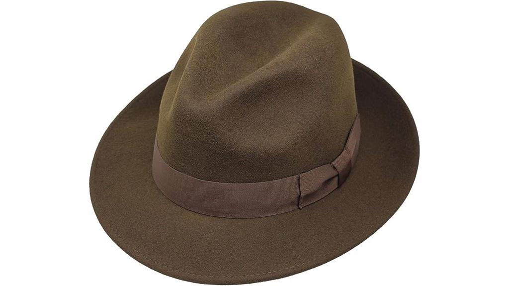 lightweight wool fedora hat