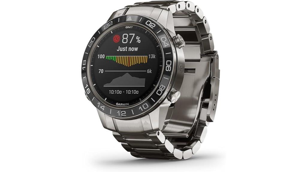 luxury garmin aviator watch