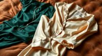 luxury silk pajamas selection