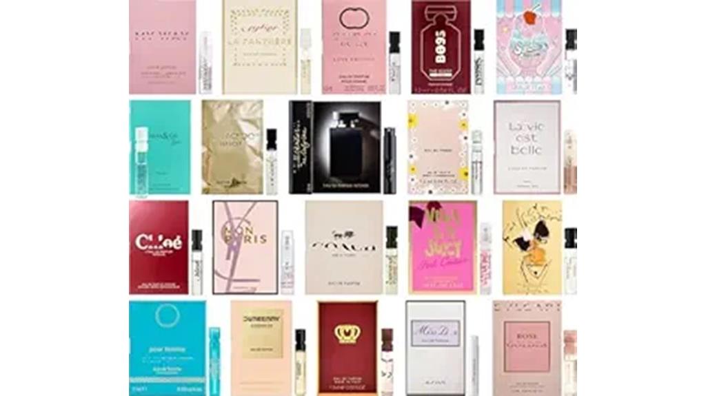 luxury women s fragrance sample set