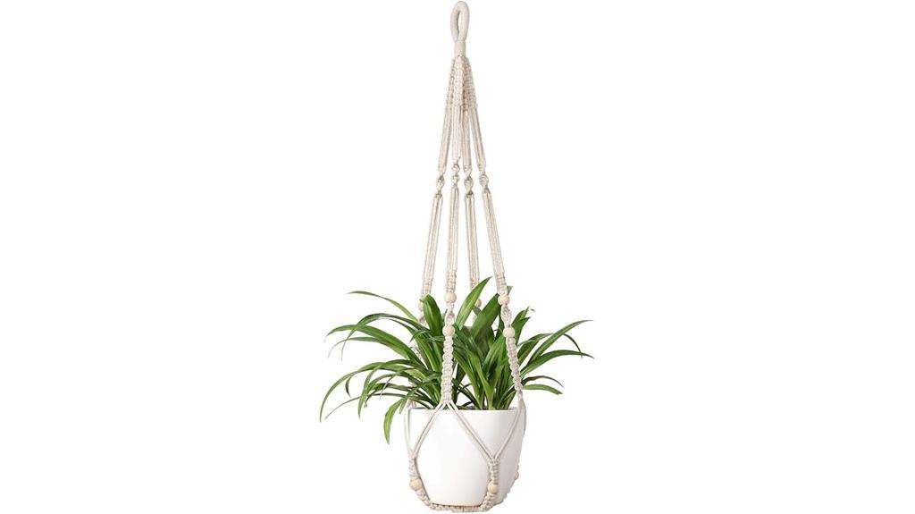 macrame indoor plant hanger