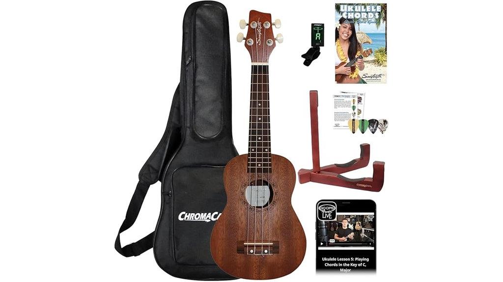 mahogany soprano ukulele kit
