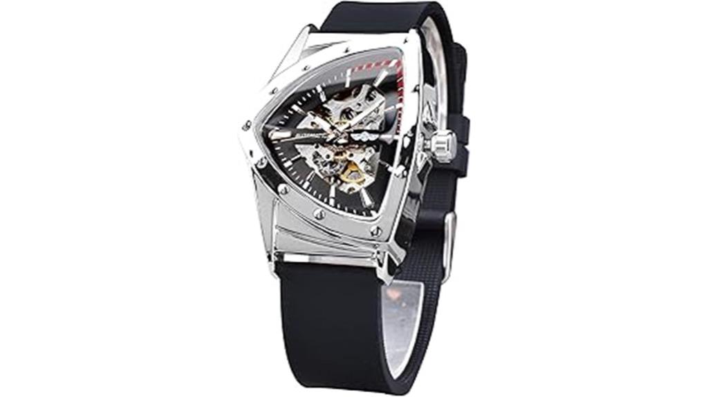 men s automatic skeleton watch