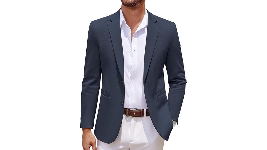 men s casual knit blazer
