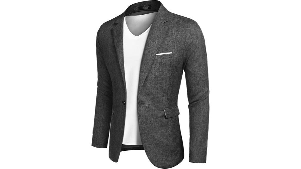 men s slim casual blazer