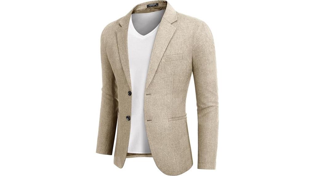 men s slim fit blazer
