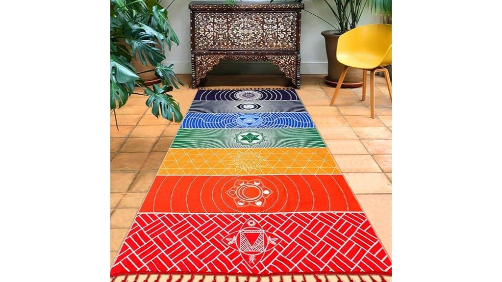 mexican themed yoga beach mat