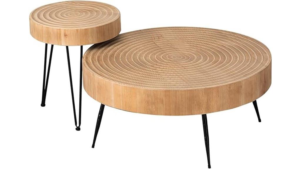 modern farmhouse coffee table set