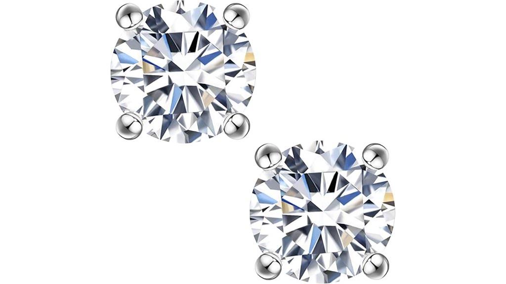 moissanite earrings 0 6 2ct