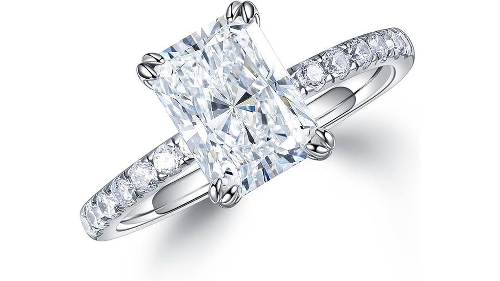 moissanite ring for women