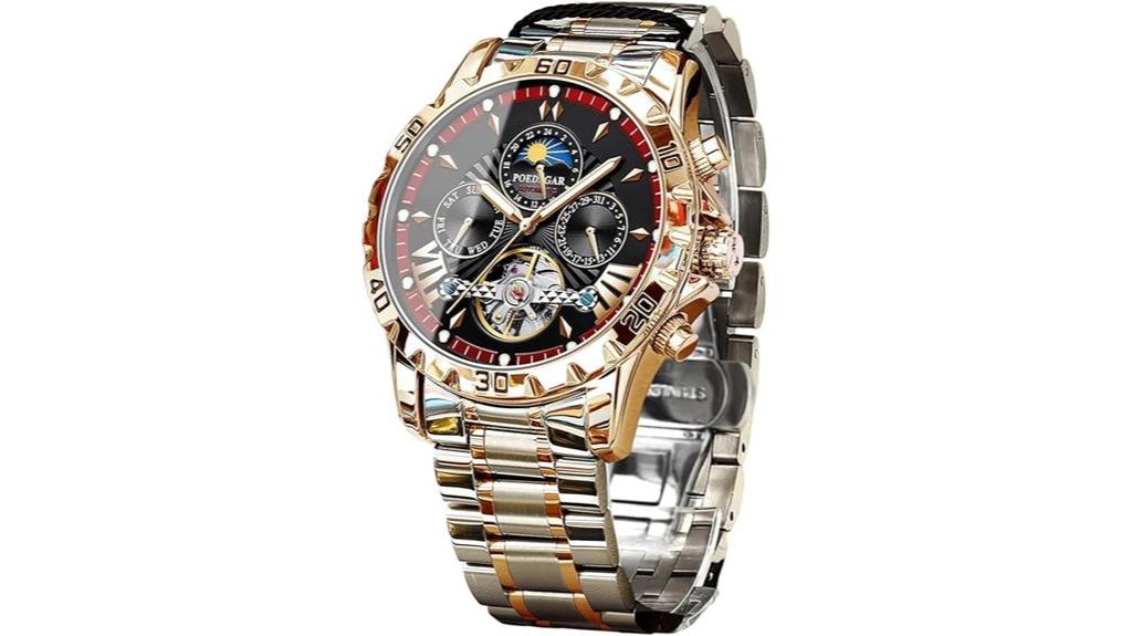 moon phase tourbillon watch