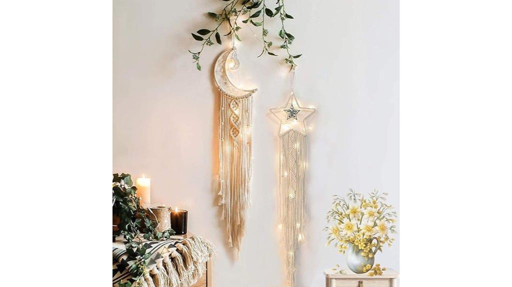 moon star dreamcatcher set