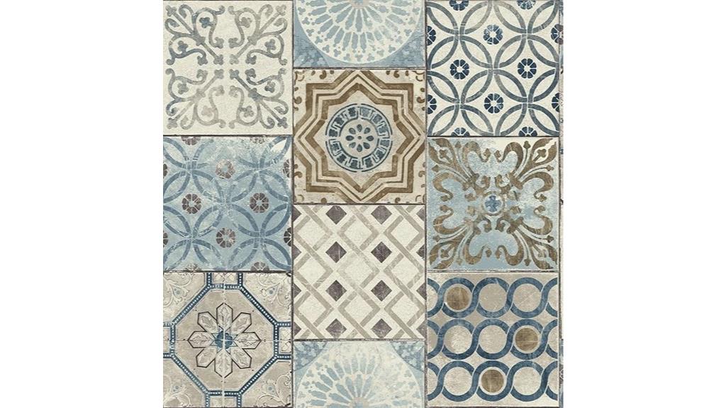 moroccan style faux wallpaper
