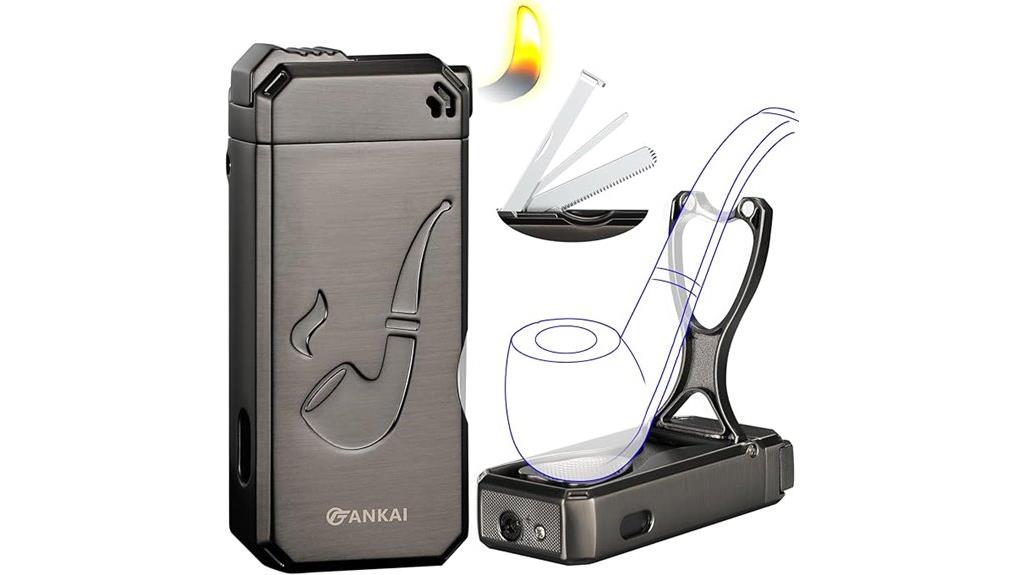 multi function refillable pipe lighter