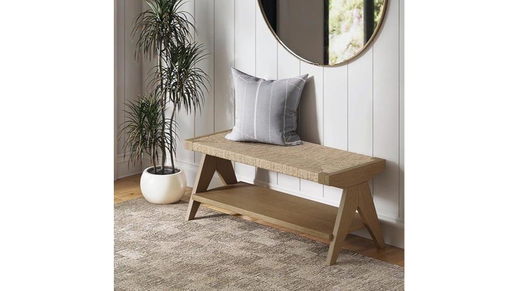nathan beacon bohemian shoe bench