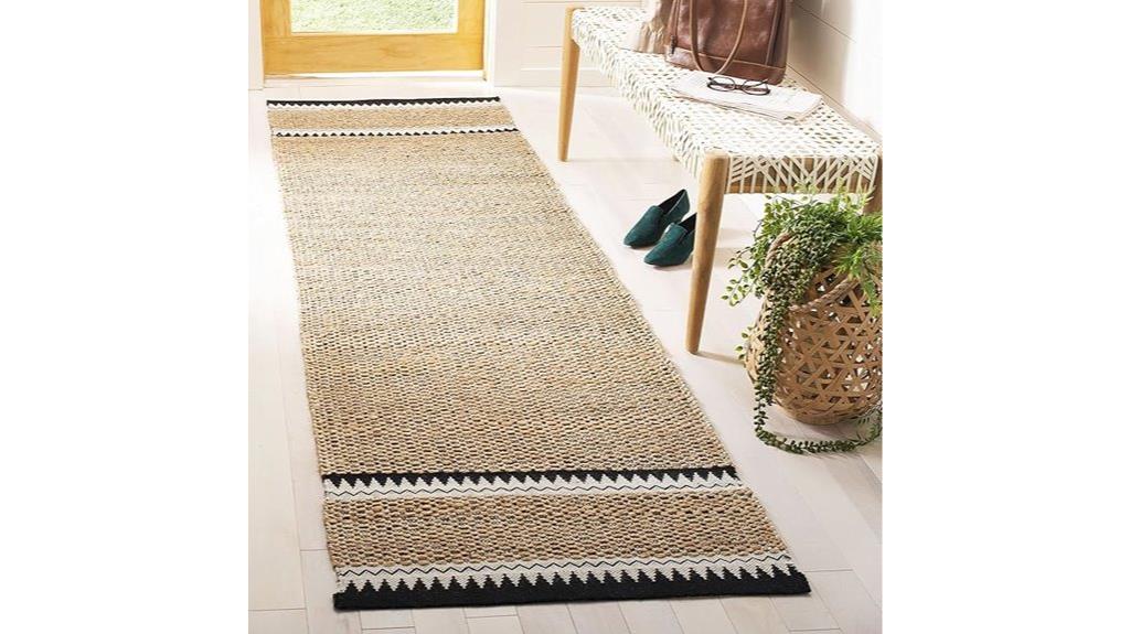 natural fiber runner rug