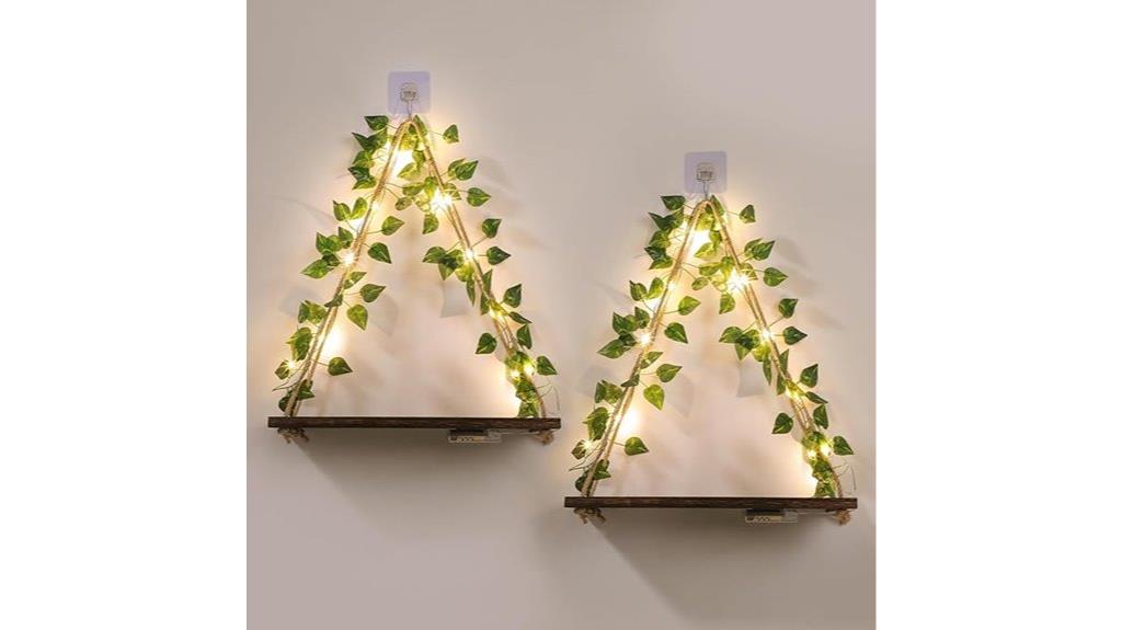 no drill floating plant shelves