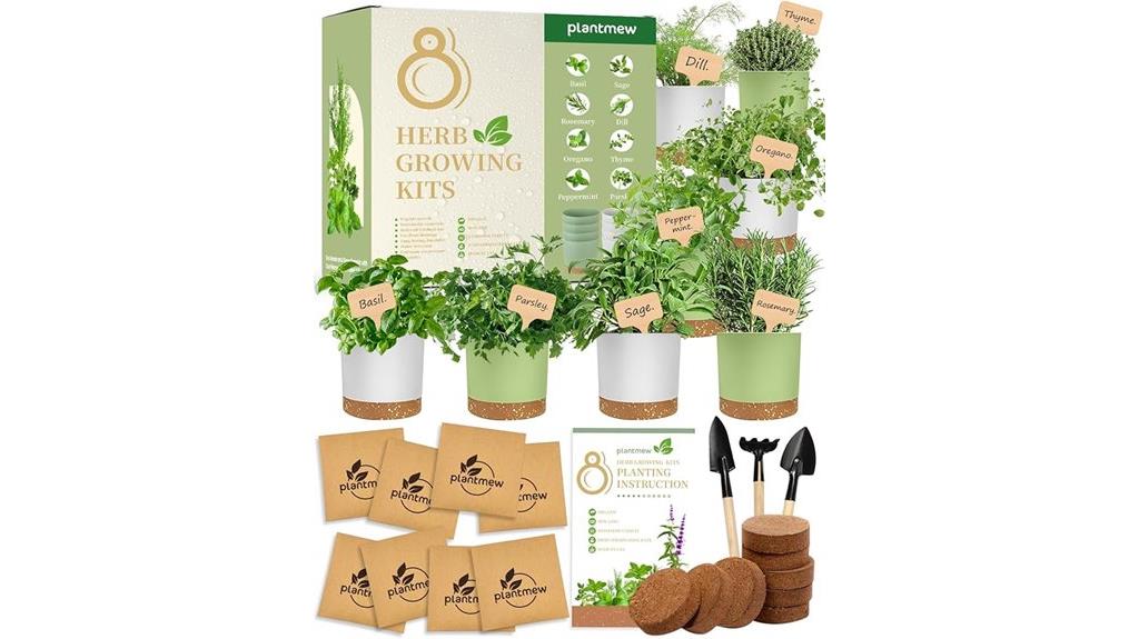 organic herb gardening kit