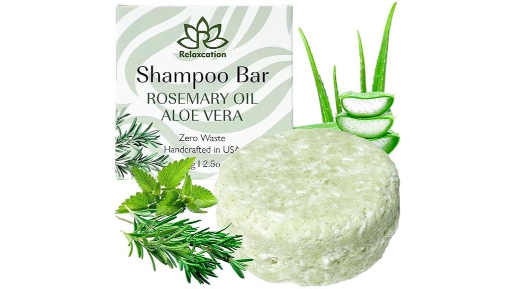organic rosemary aloe shampoo