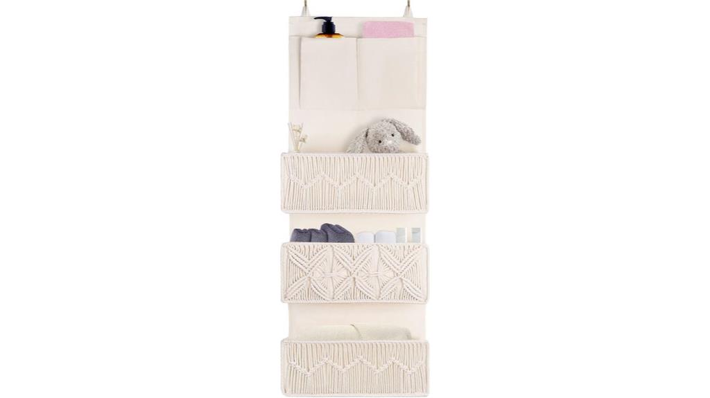 over door woven organizer