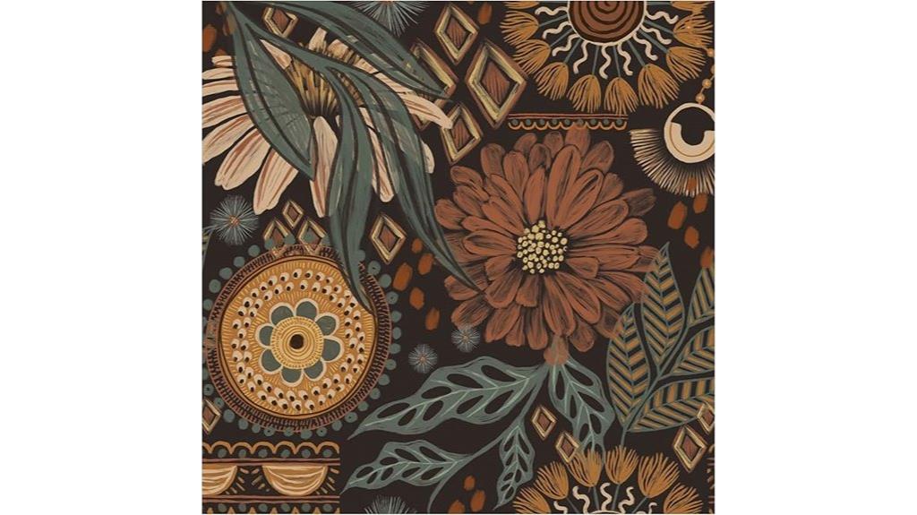 peel and stick floral wallpaper