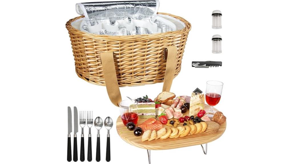 picnic basket for two