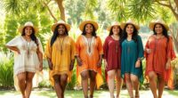 plus size boho tops