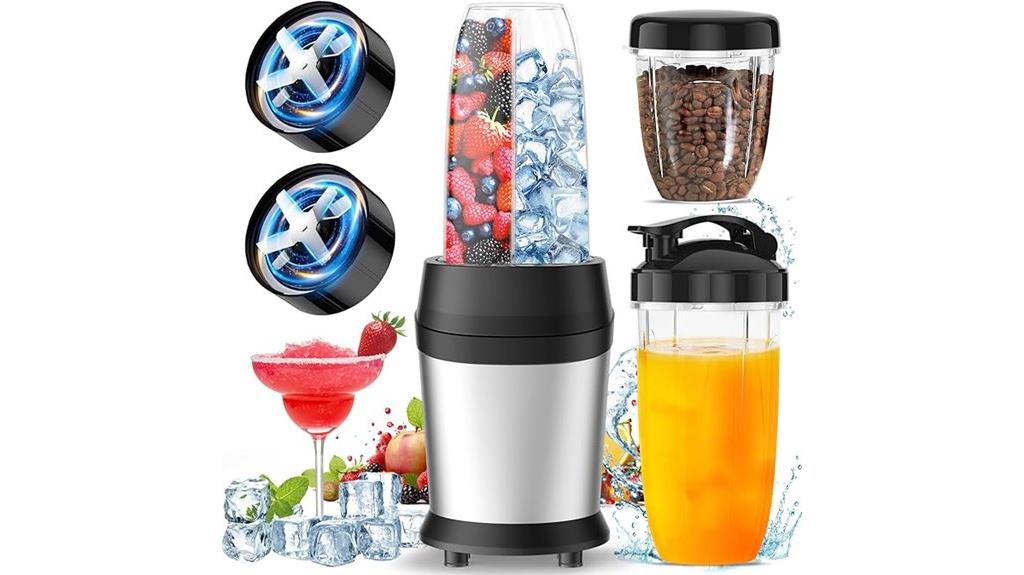 portable blender with multiple cups