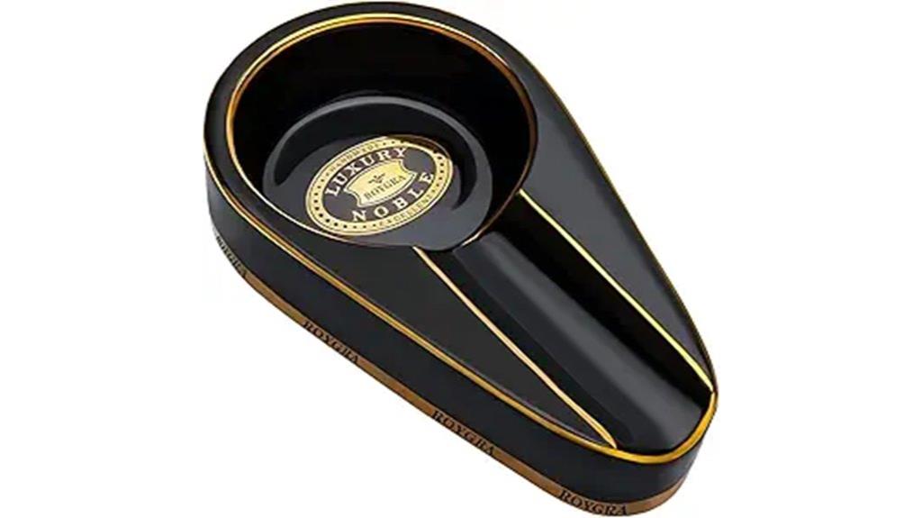 portable outdoor ceramic ashtray