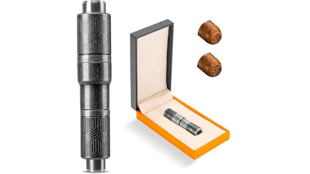 portable silver double hole cutter