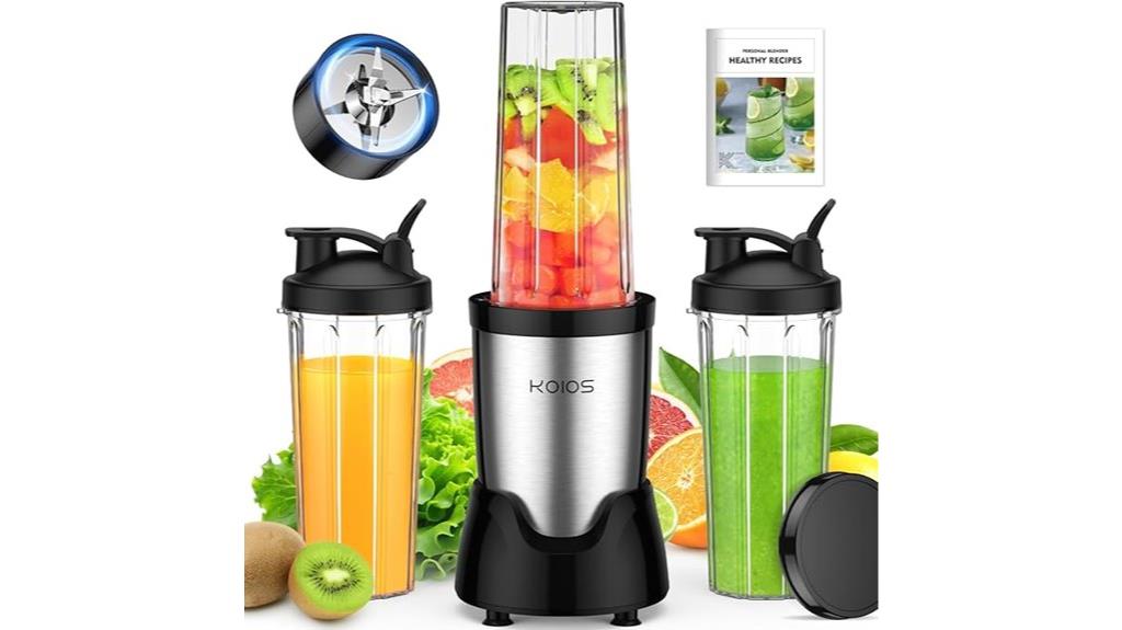 portable smoothie blender set