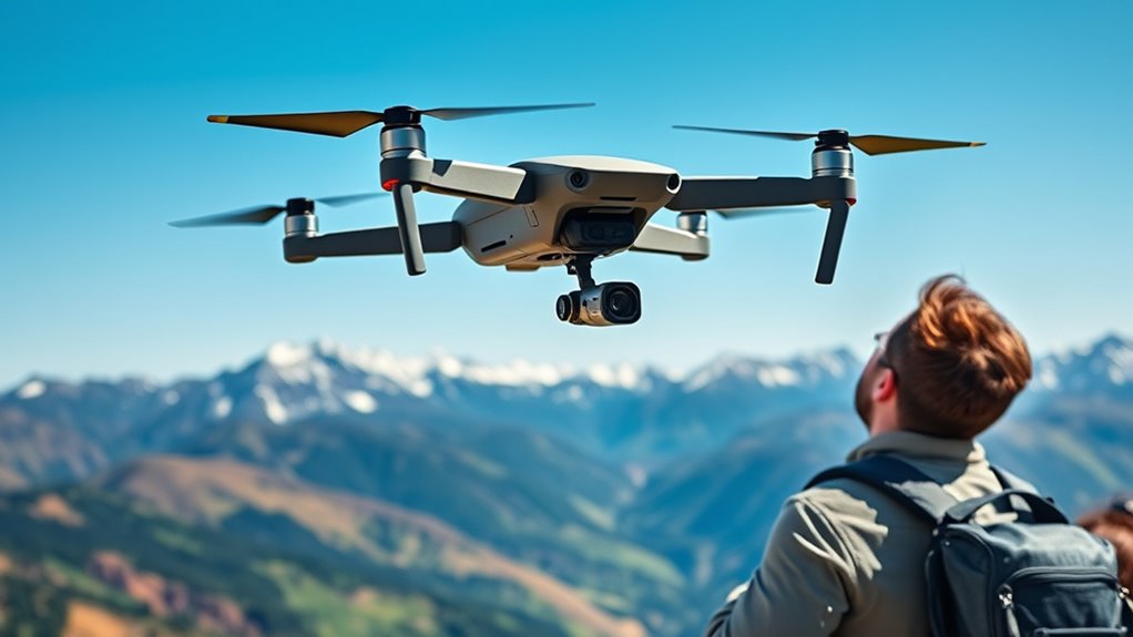 portable travel drone features
